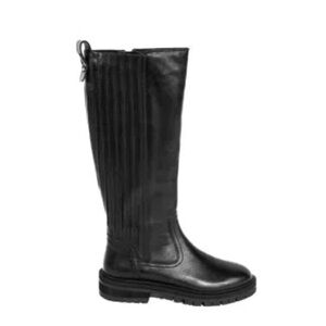 ASRA black leather riding boots